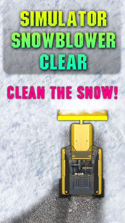 Simulator Snowblower Clear