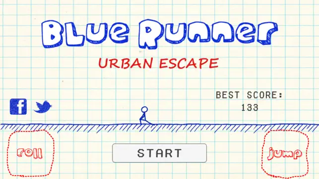 Blue Runner - Urban Escape, game for IOS