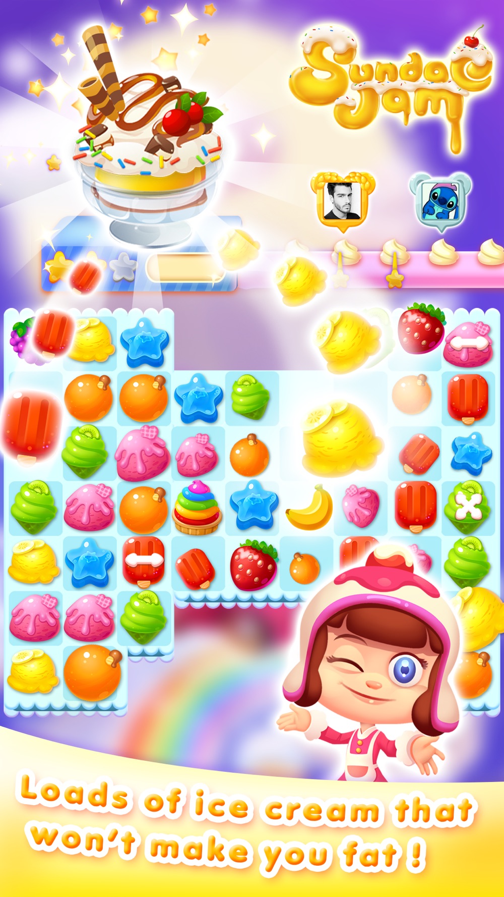 Icecream Sundae Jam - FREE Match 3 Puzzle & Arcade Game hack tool