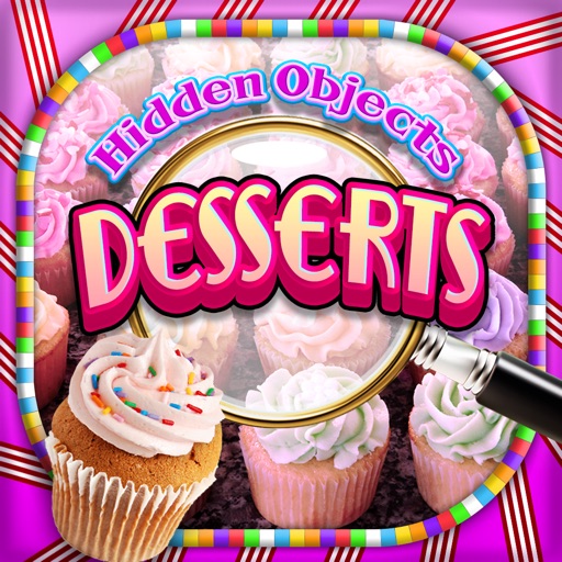 Desserts, Cupcakes & Candy - Hidden Object Spot and Find Objects Photo Differences Cooking Game icon