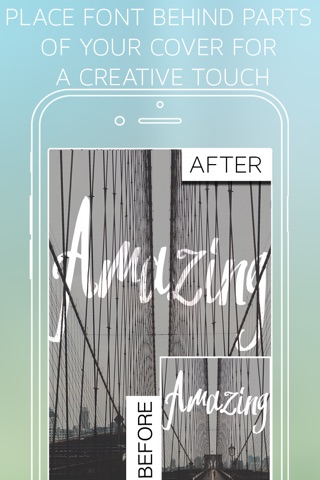 Under Ink - Typography Cover Maker for Wattpad & Movellas screenshot 2
