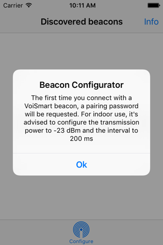 Beacon Configurator screenshot 2