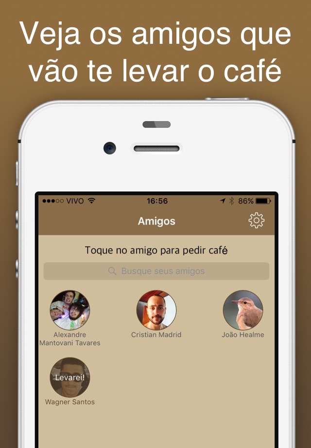 Quero Café! - Peça café aos seus amigos screenshot 4