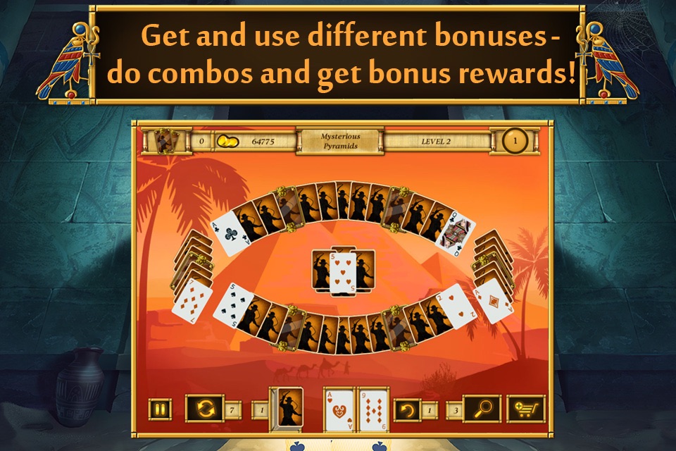 Egypt Solitaire. Match 2 Cards. Card Game Free screenshot 3