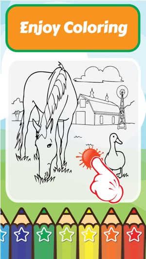 Coloring My Cute Farm Animals for Preschool boy and girl(圖3)-速報App