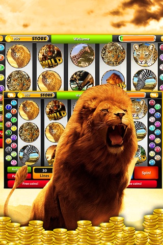 Lion 7's Slots Party: Free Slot - Casino 5-Reel Machines Tons of Grand King Wild Jackpot screenshot 2