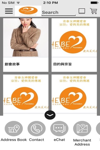 HeBe Charity Foundation screenshot 2