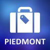 Piedmont, Italy Detailed Offline Map