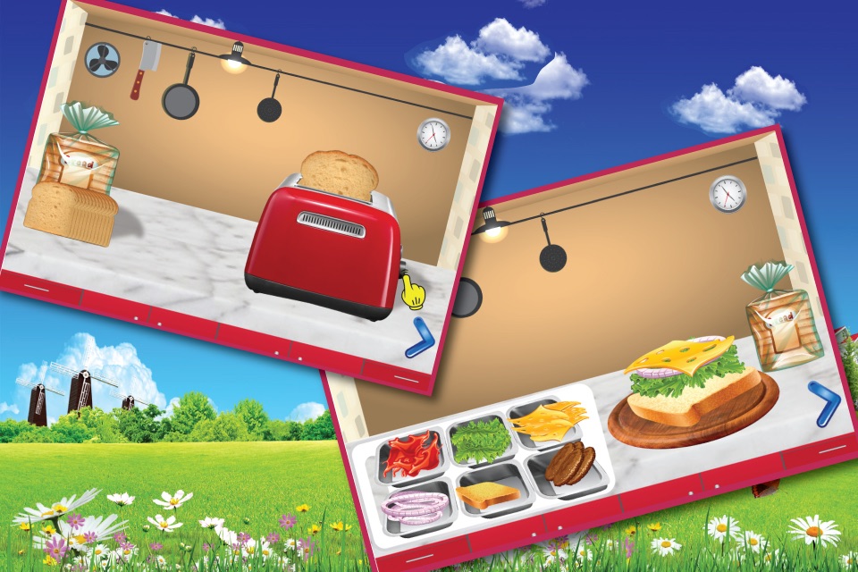 Kids school lunch maker – A school food & lunch box cooking game for girls screenshot 3