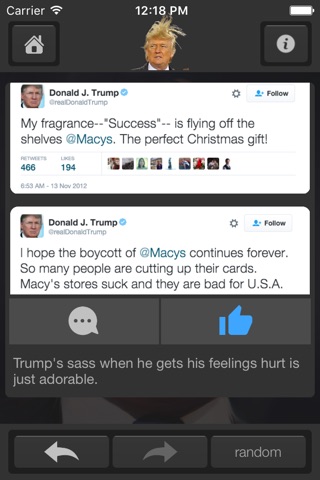 TrumpFeed screenshot 2