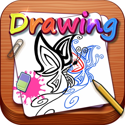 Drawing Desk Tattoo : Draw and Paint Designs on Coloring Book Edition icon