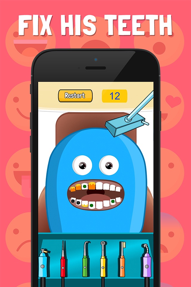 Dentist Office Game Monstii- for Kids screenshot 3
