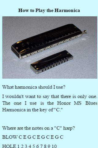 How To Play The Harmonica screenshot 2