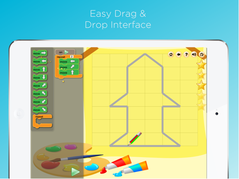 Junior Coder - Visual programming games for kids screenshot 4