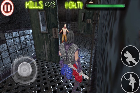 Ninja Warrior Vs Zombies- Horror Hospital screenshot 4