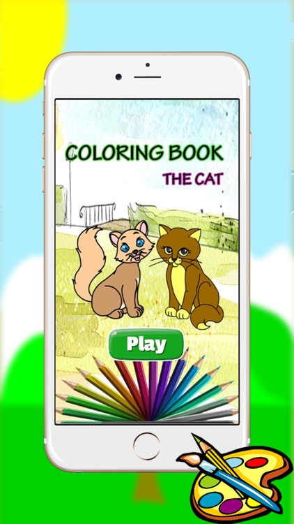 Coloring Book The Cat For kids of all ages