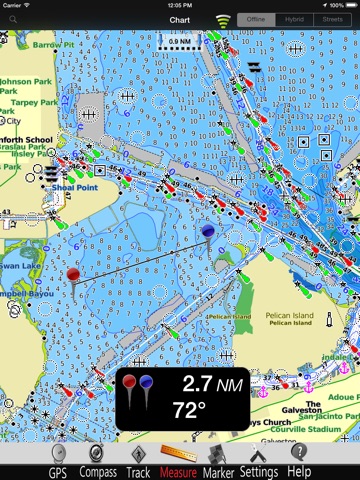 Texas GPS Nautical Charts Pro screenshot 3