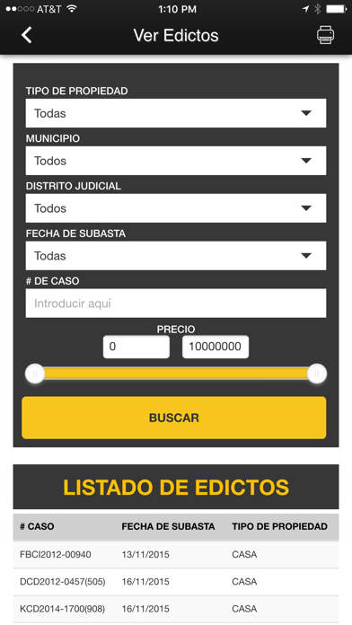 How to cancel & delete Edictos y Subastas from iphone & ipad 4