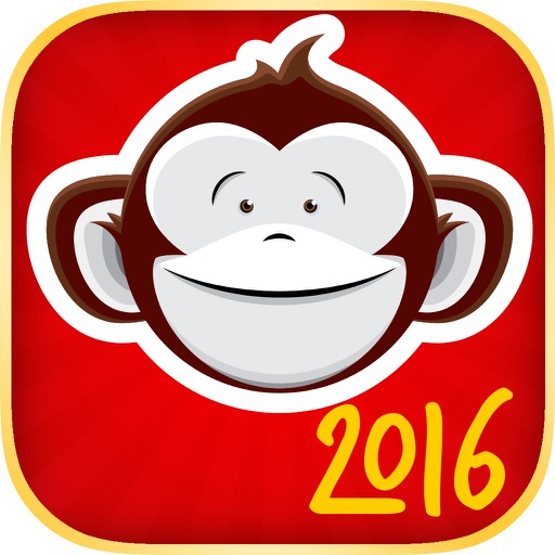 Chinese New Year of Monkey 2016 - Spring Festival greeting cards with beautiful pictures icon