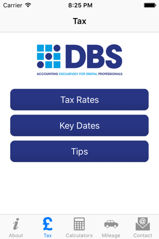 DBS Tax App screenshot 2