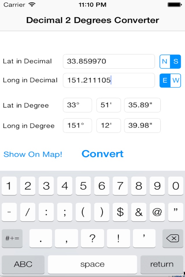 LatLong for GPS Coordinates Converter | Coordinate on map screenshot 3