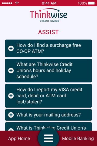 Thinkwise Credit Union Mobile screenshot 4