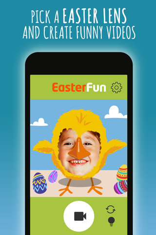 Easter Fun happy bunny eggs selfie camera filters screenshot 2
