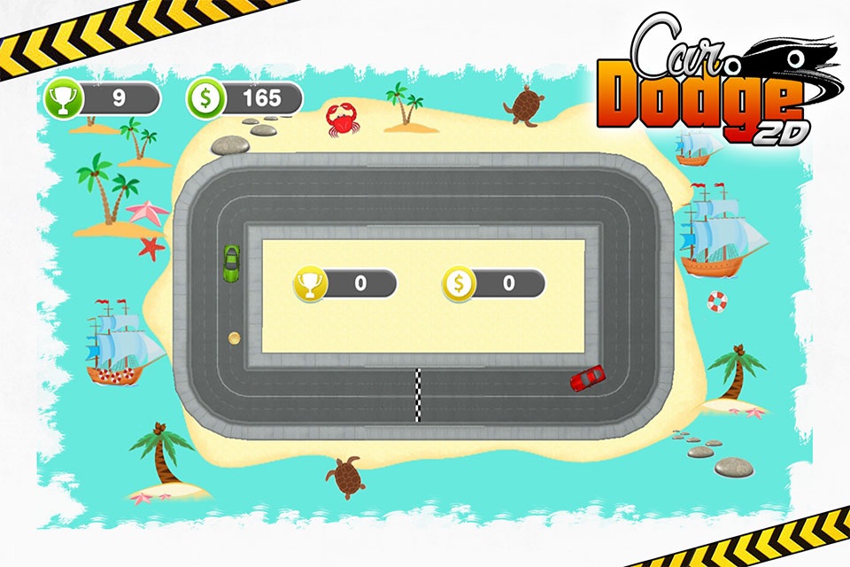 Car Dodge 2D - Real 2 Lanes Car Racing Fun Game screenshot 4