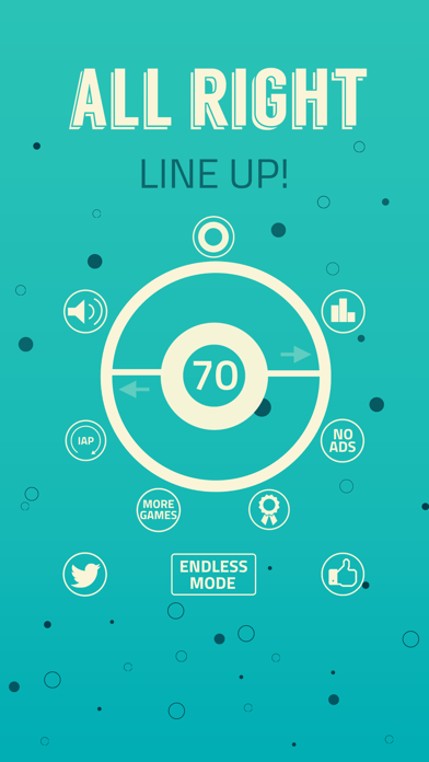 All Right – Line Up! Screenshot on iOS