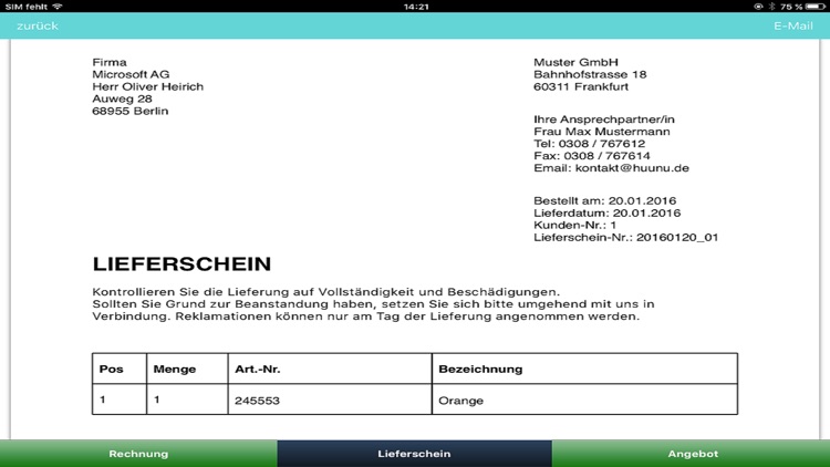 Rechnung Lite App screenshot-3