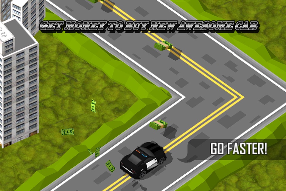 3D Zig-Zag  Police Chase  Cars -  Highway Hot Escape from Tokyo Street screenshot 2