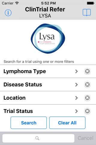ClinTrial Refer LYSA screenshot 2