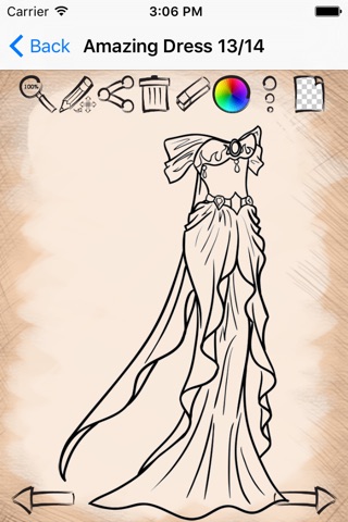 Drawing Lessons Marvelous Dresses screenshot 4