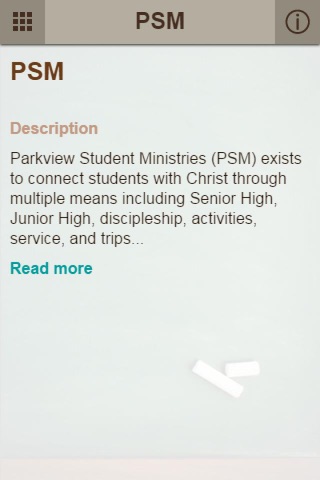 Parkview Student Ministries screenshot 2