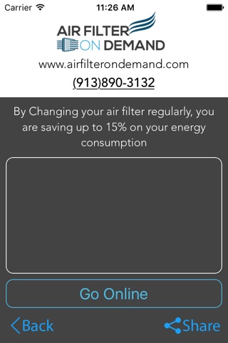 QR Code Scanner Air Filter On Demand screenshot 2