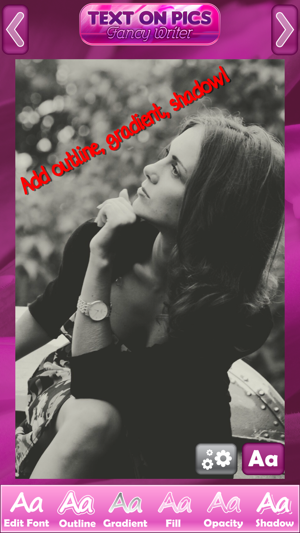 Text on Pics Fancy Write r for Adding Caption s over s Text on Pics Fancy Write r for Adding Caption s over s