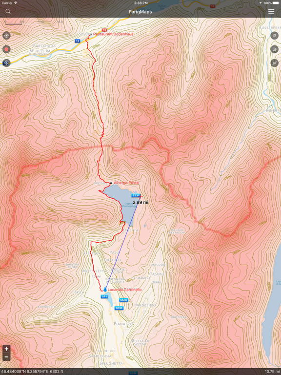 FarigMaps - GPS Tracks for Outdoor, Hike, Trek & Bikeのおすすめ画像1