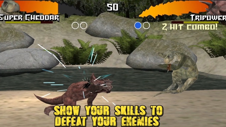 Dinosaurs Free Fighting Game screenshot-3