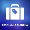 Castilla-La Mancha, Spain Detailed Offline Map