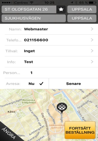 Eklundshof Taxi screenshot 2