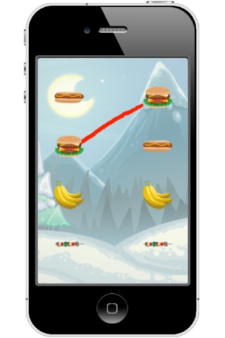 Draw a line to matching game for kids screenshot 2