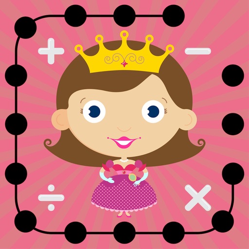 Math Dots(Fairy Princess): Connect The Dot Puzzle Game/ Flashcard Drills App for Addition & Subtraction