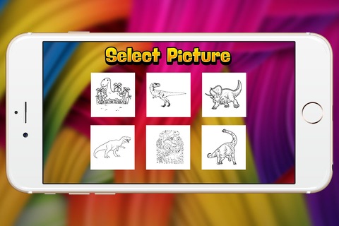dinosaur ancient coloring book for fun kid screenshot 2