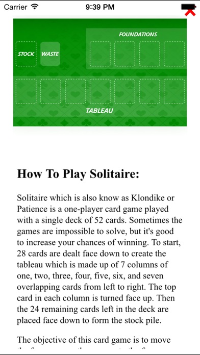 Pocket Solitaire. Best Solitaire Game. 1.3 IOS -