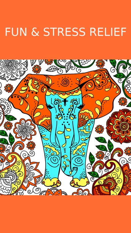 Animal Coloring Book For Adults screenshot-3