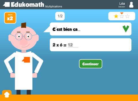 EdukoMath : tables de multiplication FREE screenshot 2
