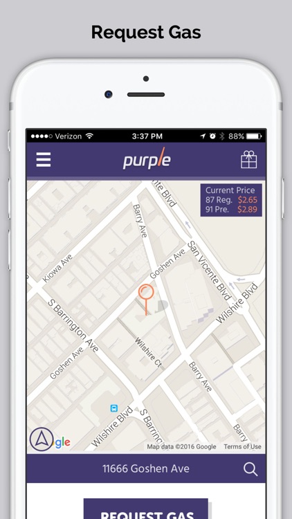 Purple - On-Demand Gas Delivery