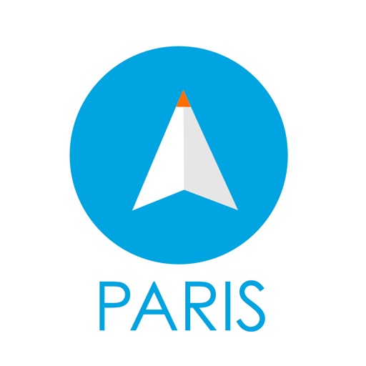 パリ旅行者のためのガイドアプリ 距離と方向ナビのPilot(パイロット)