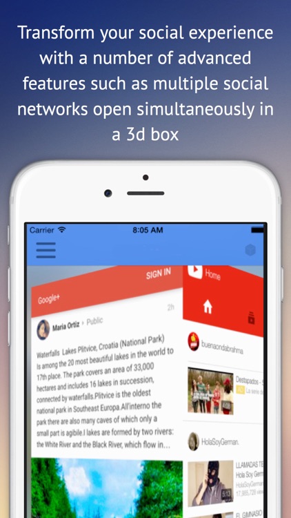 Social Media Management - all your social networks in one app
