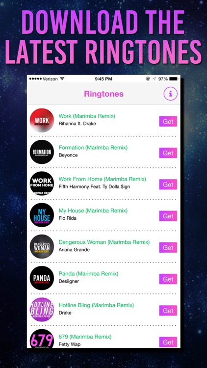 Remix Ringtones for iPhone - Marimba Ringtone Remixes screenshot-0